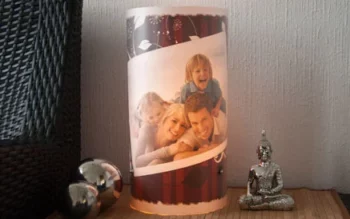 Fotolampe mit Foto & Text selbst gestalten
