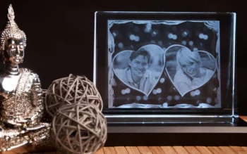 Glasfoto - Ihr Foto in Glas gelasert mit Licht LED