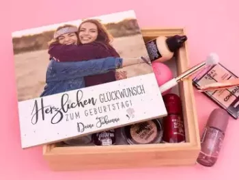bambusbox mit foto