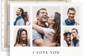 Fotocollage auf Leinwand erstellen