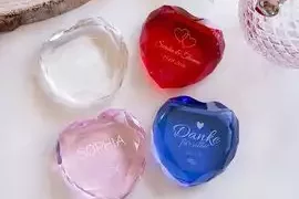 herz-diamant mit gravur
