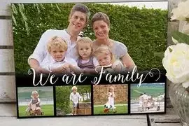 hochglanz fototafel