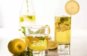 Trinkglas mit Gravur