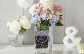 vase mit gravur