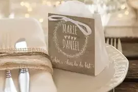 bonboniere mit foto zur hochzeit