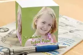 notizblock mit foto