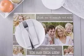 tischset mit foto