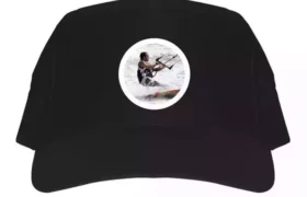 base cap mit foto logo text