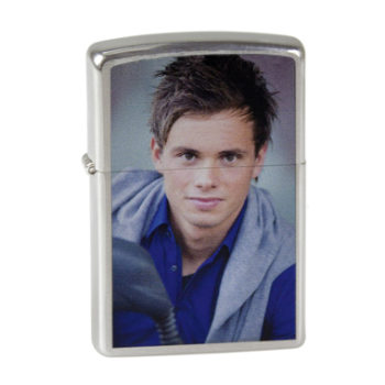 Zippo gebürstet mit Fotodruck