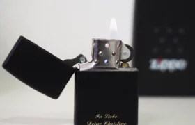 Zippo in schwarz
